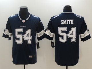 Dallas Cowboys #54 Smith blue jersey