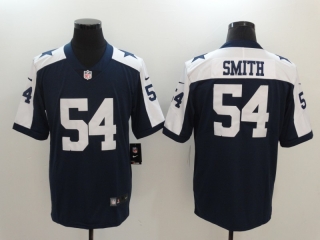Dallas Cowboys #54 Smith thanksgiving blue jersey