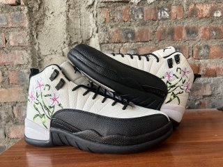 Jordan 12 white shoes