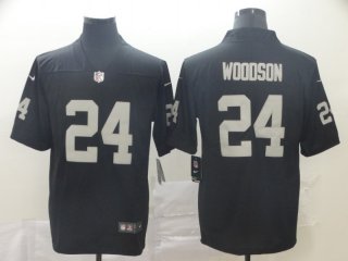 Las Vegas Raiders #24 woodson black jersey