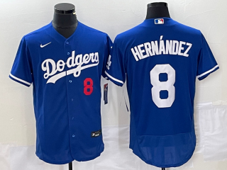 Los Angeles Dodgers #8 blue jersey