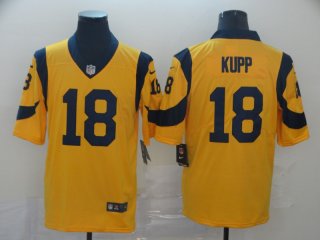 Los Angeles Rams #18 yellow jersey