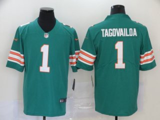 Miami Dolphins #1 green jersey