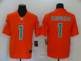Miami Dolphins #1 orange jersey