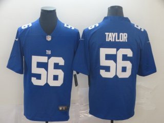New York Giants #56 Lawrence Taylor blue jersey