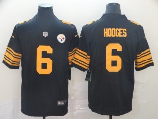 Pittsburgh Steelers # 6 color rush jersey