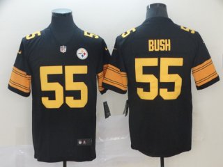 Pittsburgh Steelers # 55 color rush jersey