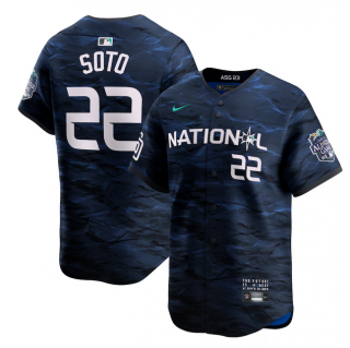 San Diego Padres #22 Juan Soto Royal 2023 All-Star Cool Base Stitched Baseball