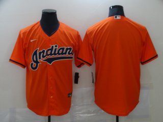 Cleveland Indians Blank Orange Cool Base Stitched MLB Jersey