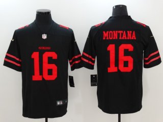 San Francisco 49ers #16 black jersey