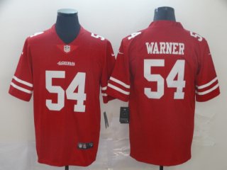 San Francisco 49ers #54 red jersey