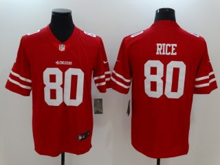 San Francisco 49ers #80 red jersey