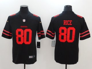 San Francisco 49ers #80 black jersey
