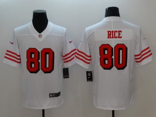 San Francisco 49ers #80 white jersey