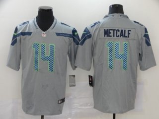 Seattle Seahawks #14 gray jersey