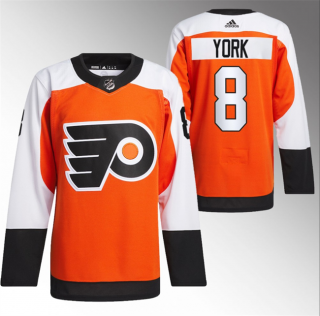 Philadelphia Flyers #8 Cam York 2023 -24 Orange Stitched Jersey