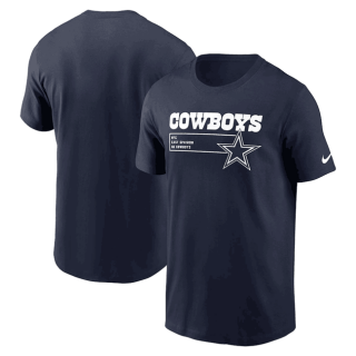 Dallas Cowboys Navy Division Essential T-Shirt