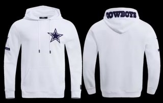 Dallas Cowboys White Pullover Hoodie