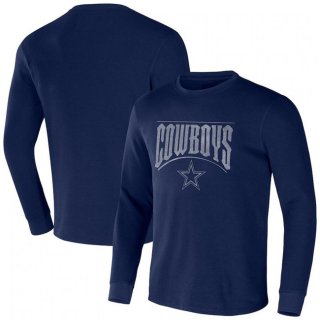 Dallas Cowboys X Darius Rucker Collection Navy Long Sleeve Thermal T-Shirt