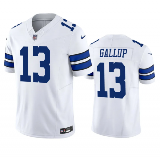 Dallas Cowboys #13 Michael Gallup White 2023 F.U.S.E. Vapor Limited Stitched