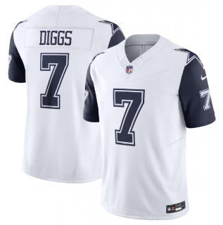 Dallas Cowboys #7 Trevon Diggs White 2023 F.U.S.E. Vapor Limited Stitched Football Jersey