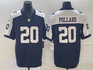 Dallas Cowboys #20 Tony Pollard Navy 2023 F.U.S.E.Thanksgiving Limited