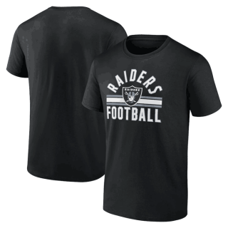 Las Vegas Raiders Black Arch Stripe T-Shirt