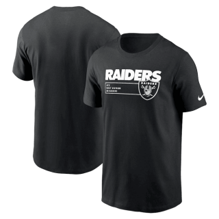 Las Vegas Raiders Black Division Essential T-Shirt
