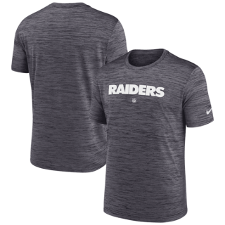Las Vegas Raiders Black Velocity Performance T-Shirt