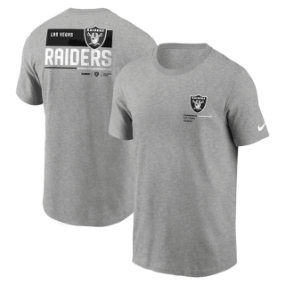 Las Vegas Raiders Grey Team Incline T-Shirt