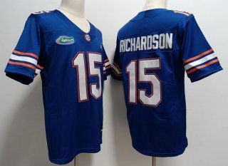 Florida Gators #15Anthony Richardson blue jersey