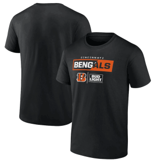 Cincinnati Bengals Black X Bud Light T-Shirt