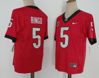 Georgia Bulldogs #5 5 Ringo red jersey