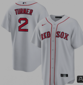Boston Red Sox #2 Justin Turner White Cool Base Stitched Jersey