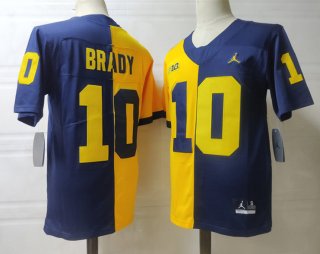 Michigan Wolverines #10 Brady splite jersey