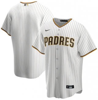 Men's San Diego Padres Blank White Cool Base Stitched Jersey
