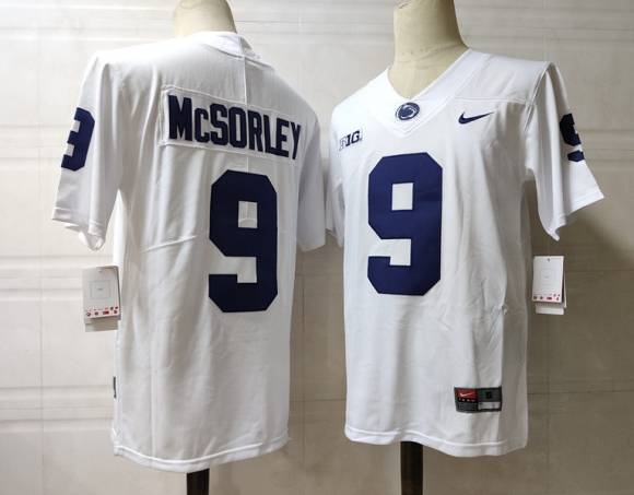 Penn State Nittany Lions #9 white jersey