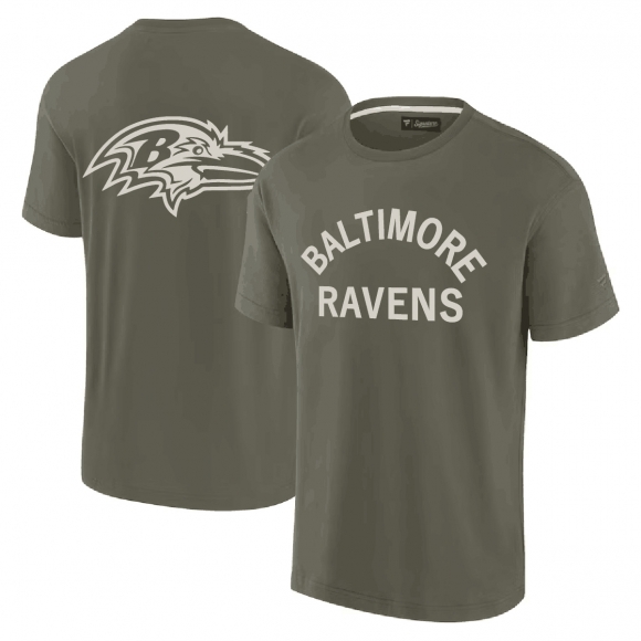 Baltimore Ravens Olive Elements Super Soft T-Shirt