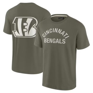Cincinnati Bengals Olive Elements Super Soft T-Shirt