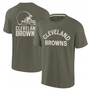 Cleveland Browns Olive Elements Super Soft T-Shirt