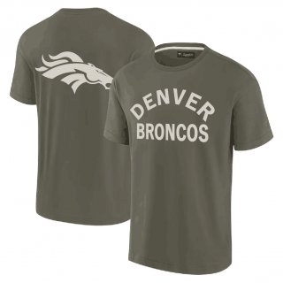 Denver Broncos Olive Elements Super Soft T-Shirt