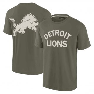 Detroit Lions Olive Elements Super Soft T-Shirt