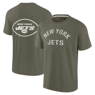 New York Jets Olive Elements Super Soft T-Shirt