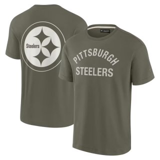 Pittsburgh Steelers Olive Elements Super Soft T-Shirt