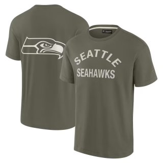 Seattle Seahawks Olive Elements Super Soft T-Shirt