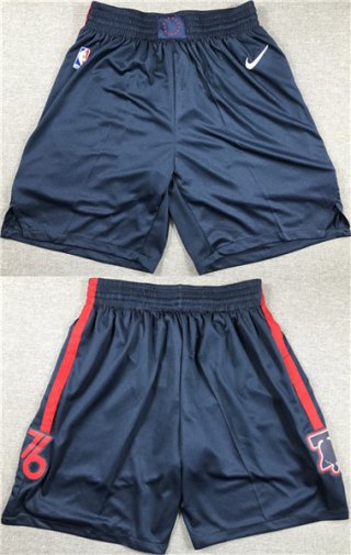 Philadelphia 76ers Navy Shorts (Run Small)