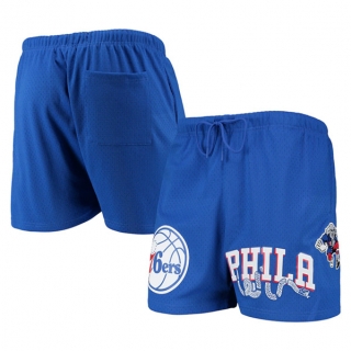 Philadelphia 76ers Royal Chenille Shorts