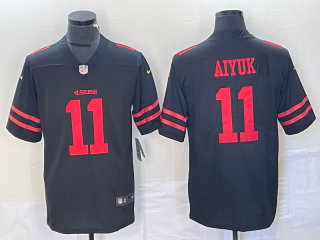 San Francisco 49ers # 11 black vapor jersey