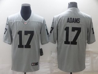Las Vegas Raiders #17 Davante Adams Grey Limited Stitched Jersey