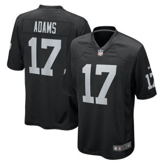 Las Vegas Raiders #17 Davante Adams Black Game Stitched Jersey